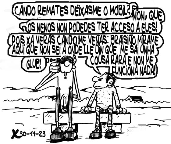 Viñeta de O Carrabouxo do 30 de novembro de 2023