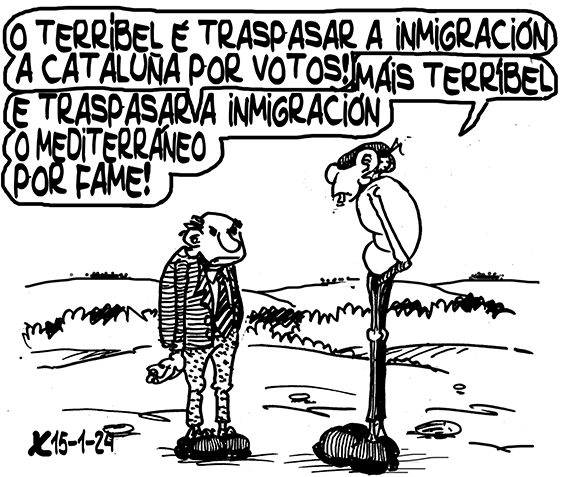 Viñeta de O Carrabouxo do 15 de xaneiro de 2024