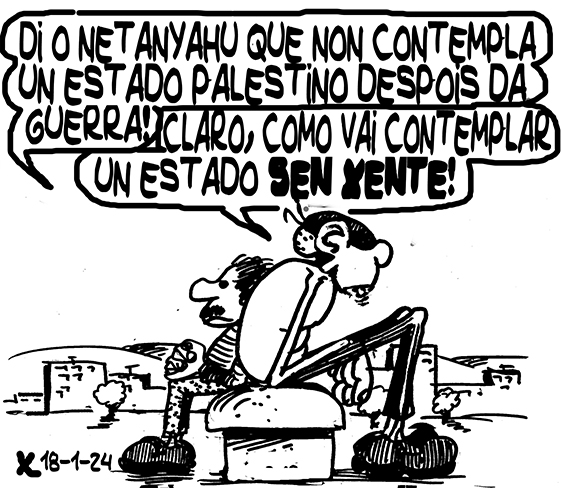 Viñeta de O Carrabouxo do 18 de xaneiro de 2024