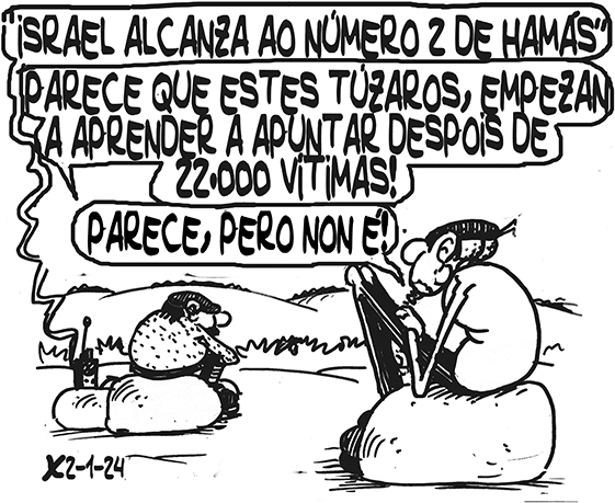 Viñeta de O Carrabouxo do 2 de xaneiro de 2024