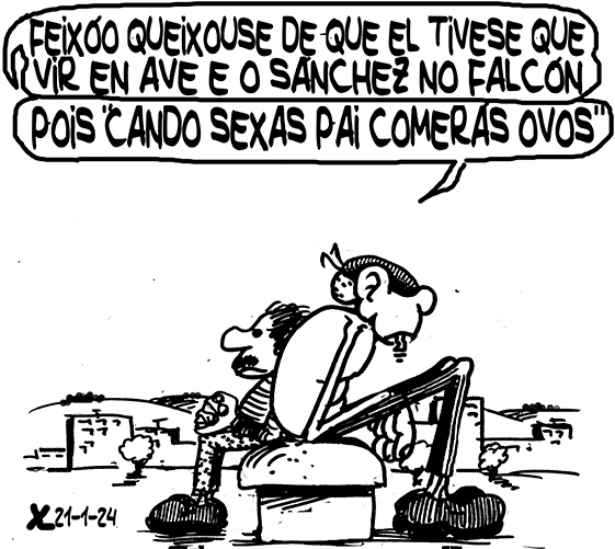 Viñeta de O Carrabouxo do 21 de xaneiro de 2024