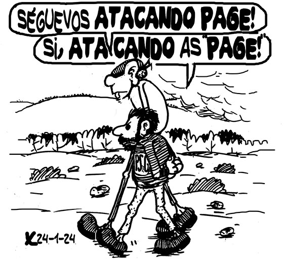 Viñeta de O Carrabouxo do 24 de xaneiro de 2024