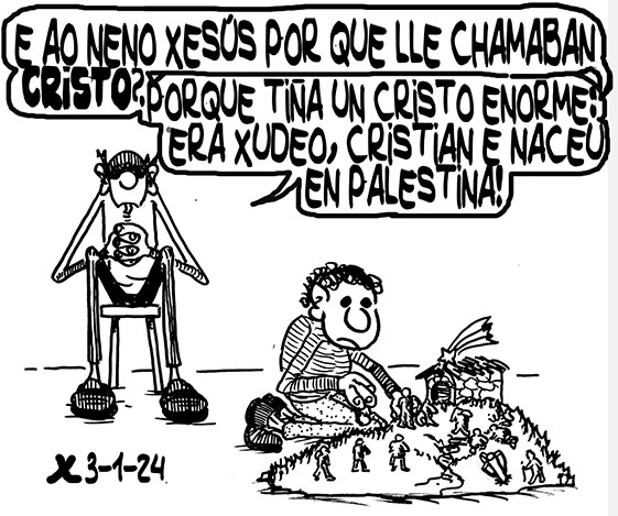 Viñeta de O Carrabouxo do 3 de xaneiro de 2024