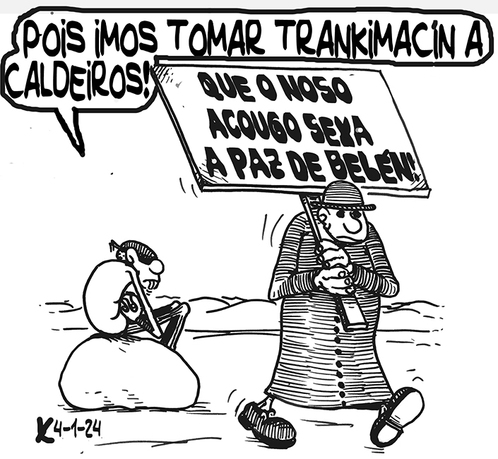 Viñeta de O Carrabouxo do 4 de xaneiro de 2024