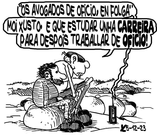 Viñeta de O Carrabouxo do 5 de xaneiro de 2024