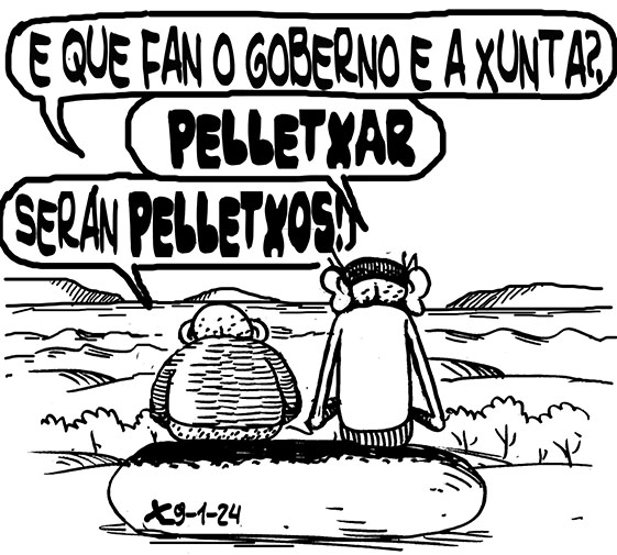 Viñeta de O Carrabouxo do 9 de xaneiro de 2024