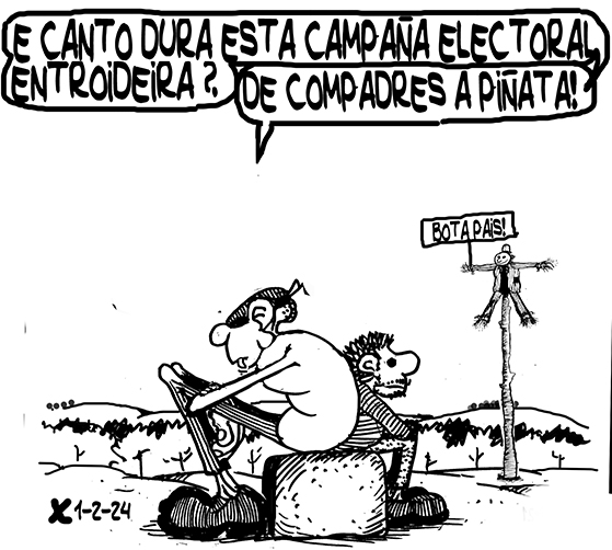 Viñeta de O Carrabouxo do 1 de febreiro de 2024