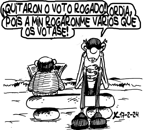 Viñeta de O Carrabouxo do 17 de febreiro de 2024