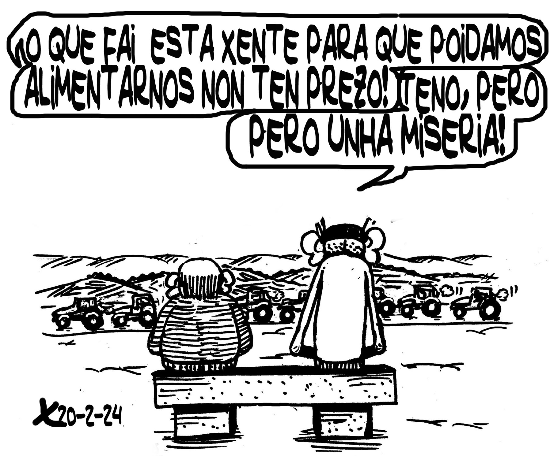 Viñeta de O Carrabouxo do 20 de febreiro de 2024