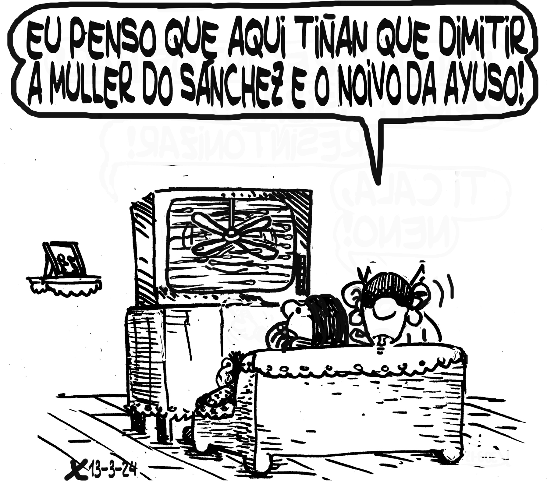 Viñeta de O Carrabouxo do 13 de marzo de 2024