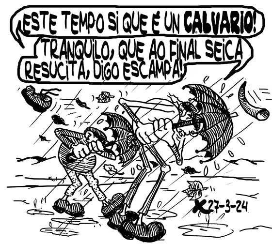 Viñeta de O Carrabouxo do 29 de marzo de 2024