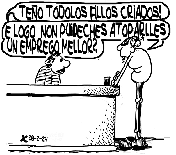 Viñeta de O Carrabouxo do 28 de febreiro de 2024