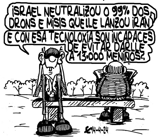 Viñeta de O Carrabouxo do 14 de abril de 2024
