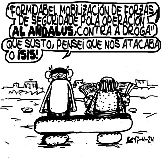Viñeta de O Carrabouxo do 17 de abril de 2024
