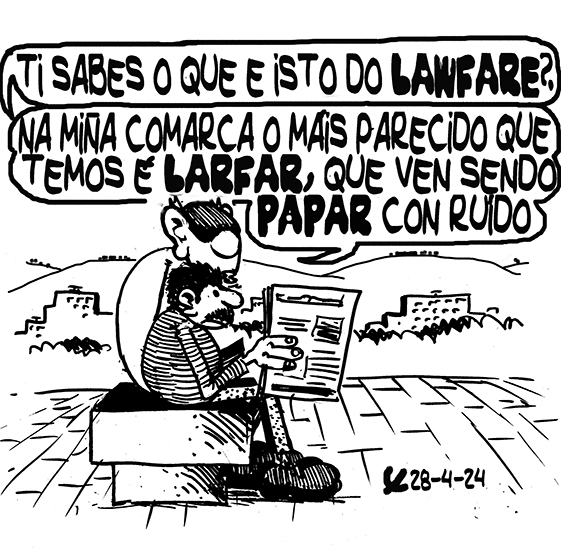 Viñeta de O Carrabouxo do 28 de abril de 2024