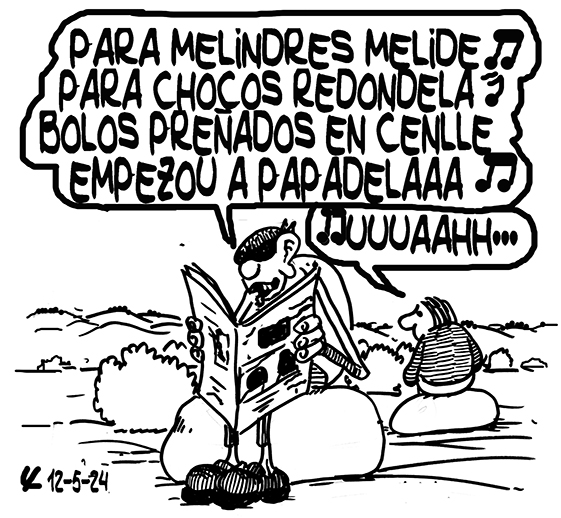Viñeta de O Carrabouxo do 12 de maio de 2024