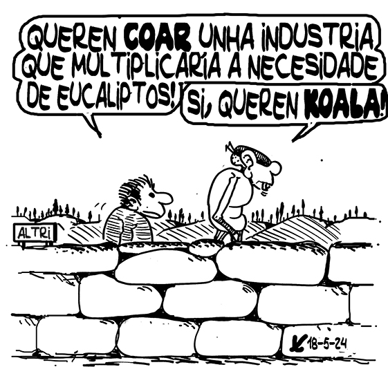 Viñeta de O Carrabouxo do 18 de maio de 2024