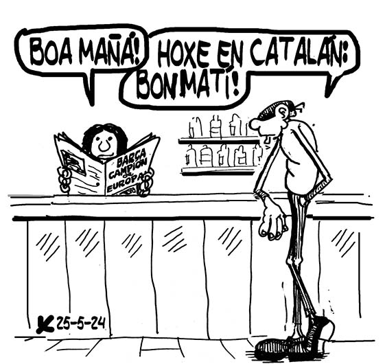 Viñeta de O Carrabouxo do 25 de maio de 2024