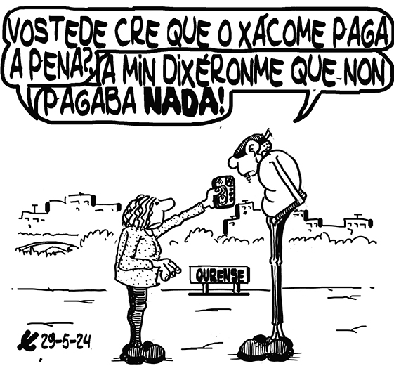 Viñeta de O Carrabouxo do 29 de maio de 2024