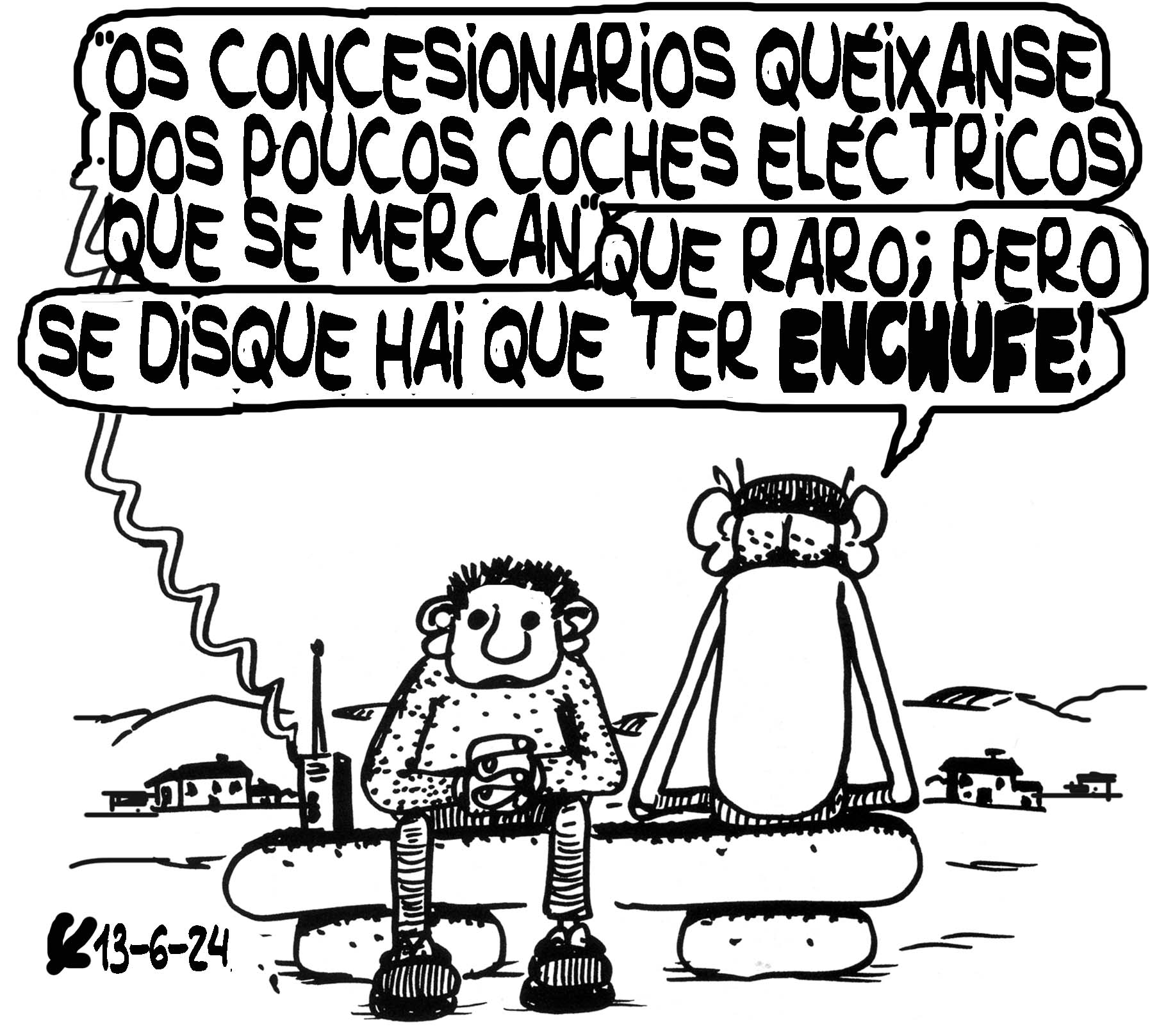 Viñeta de O Carrabouxo do 13 de xuño de 2024