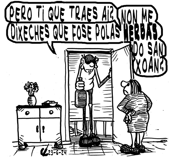 Viñeta de O Carrabouxo do 23 de xuño de 2024