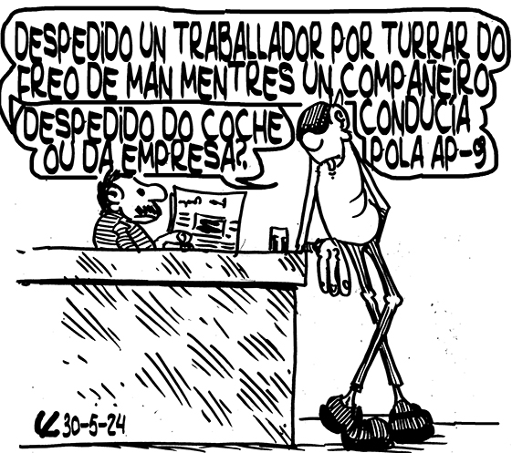 Viñeta de O Carrabouxo do 30 de maio de 2024