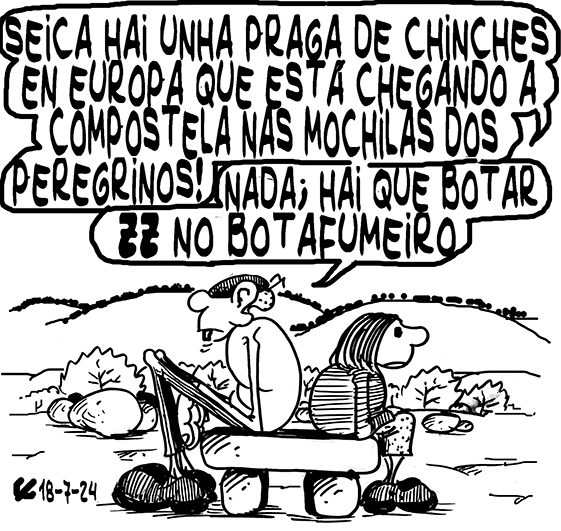 Viñeta de O Carrabouxo do 18 de xullo de 2024