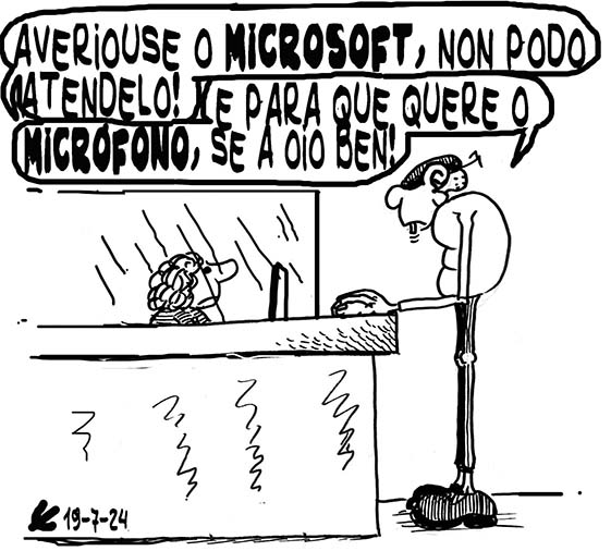 Viñeta de O Carrabouxo do 19 de xullo de 2024