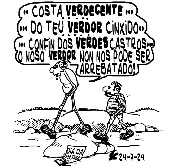 Viñeta de O Carrabouxo do 24 de xullo de 2024