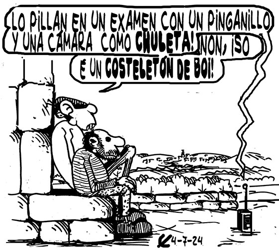 Viñeta de O Carrabouxo do 4 de xullo de 2024
