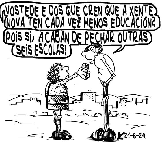 Viñeta de O Carrabouxo do 21 de agosto de 2024