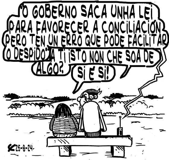 Viñeta de O Carrabouxo do 25 de agosto de 2024