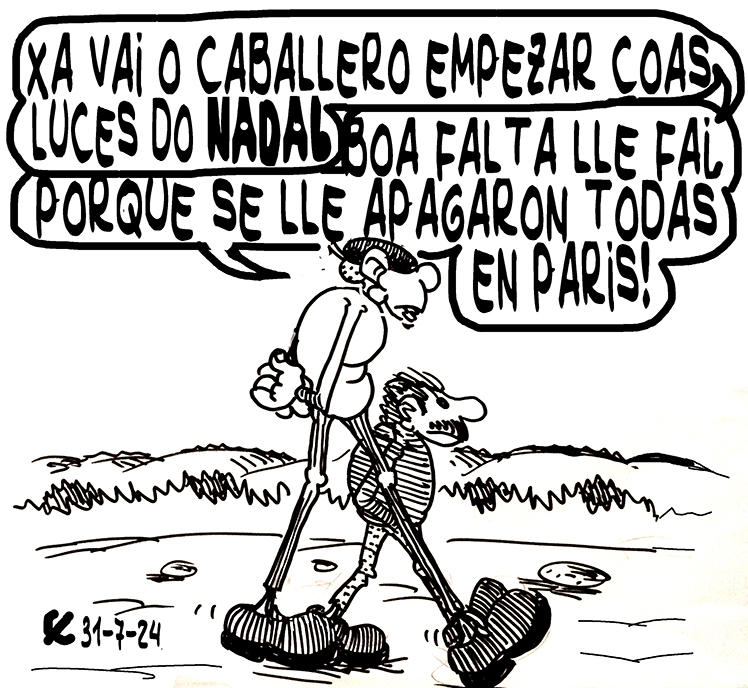 Viñeta de O Carrabouxo do 31 de xullo de 2024