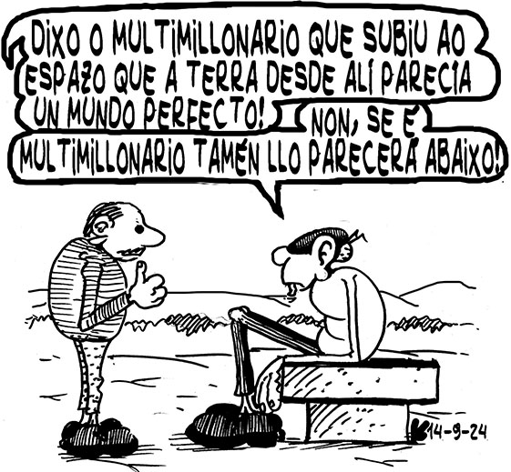 Viñeta de O Carrabouxo do 14 de setembro de 2024