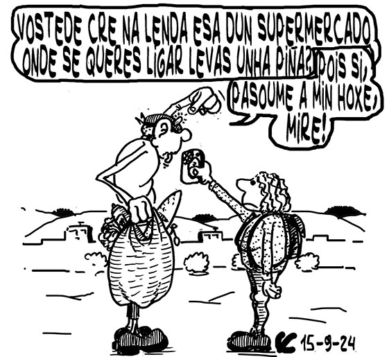 Viñeta de O Carrabouxo do 15 de setembro de 2024