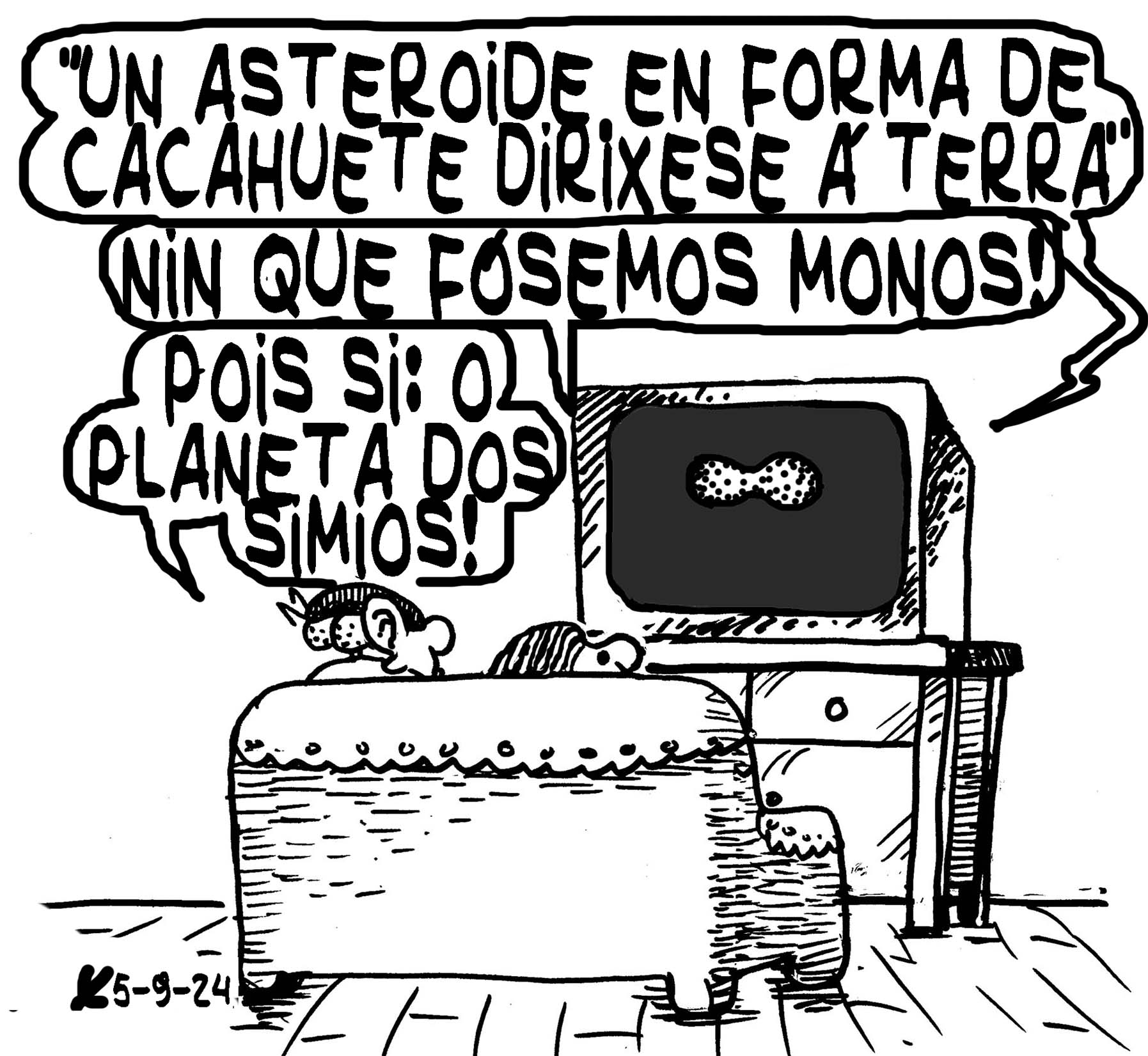 Viñeta de O Carrabouxo do 5 de setembro de 2024