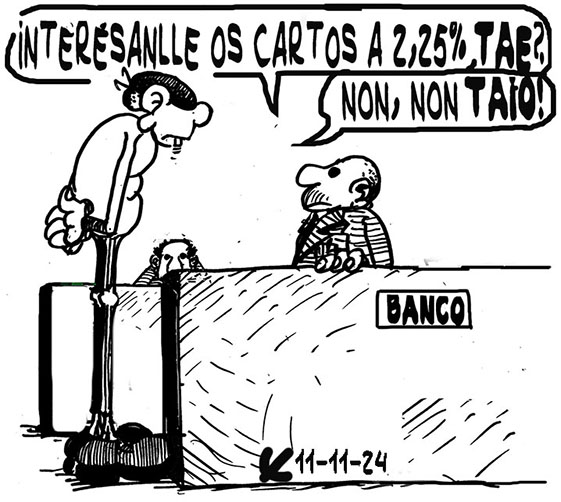 Viñeta de O Carrabouxo do 11 de novembro de 2024