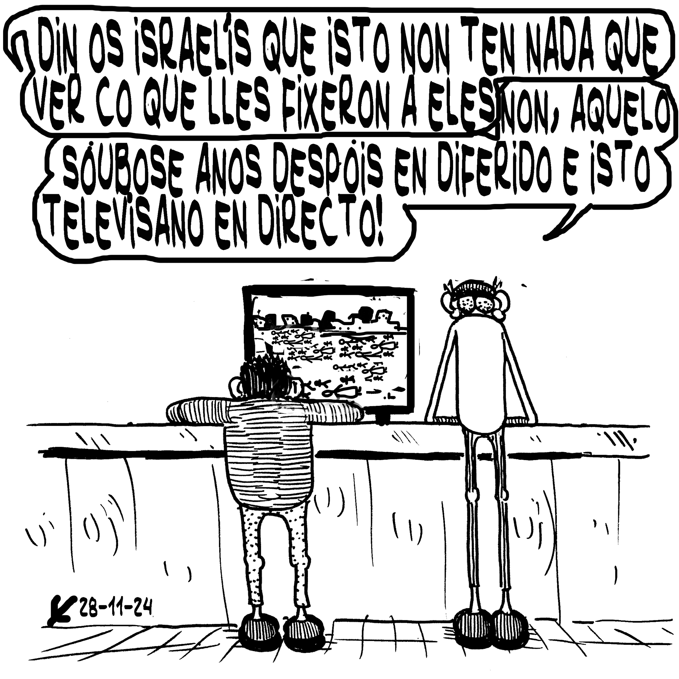 Viñeta de O Carrabouxo do 28 de novembro de 2024