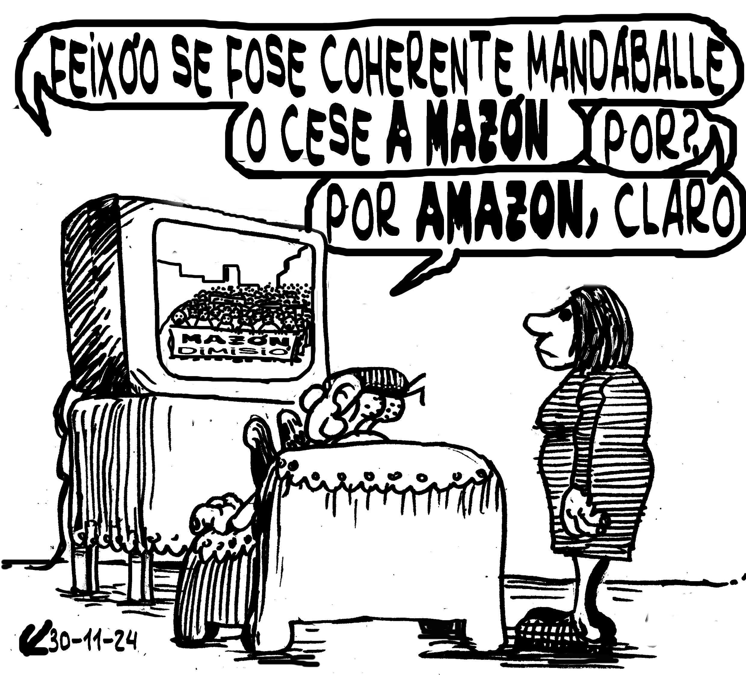 Viñeta de O Carrabouxo do 30 de novembro de 2024