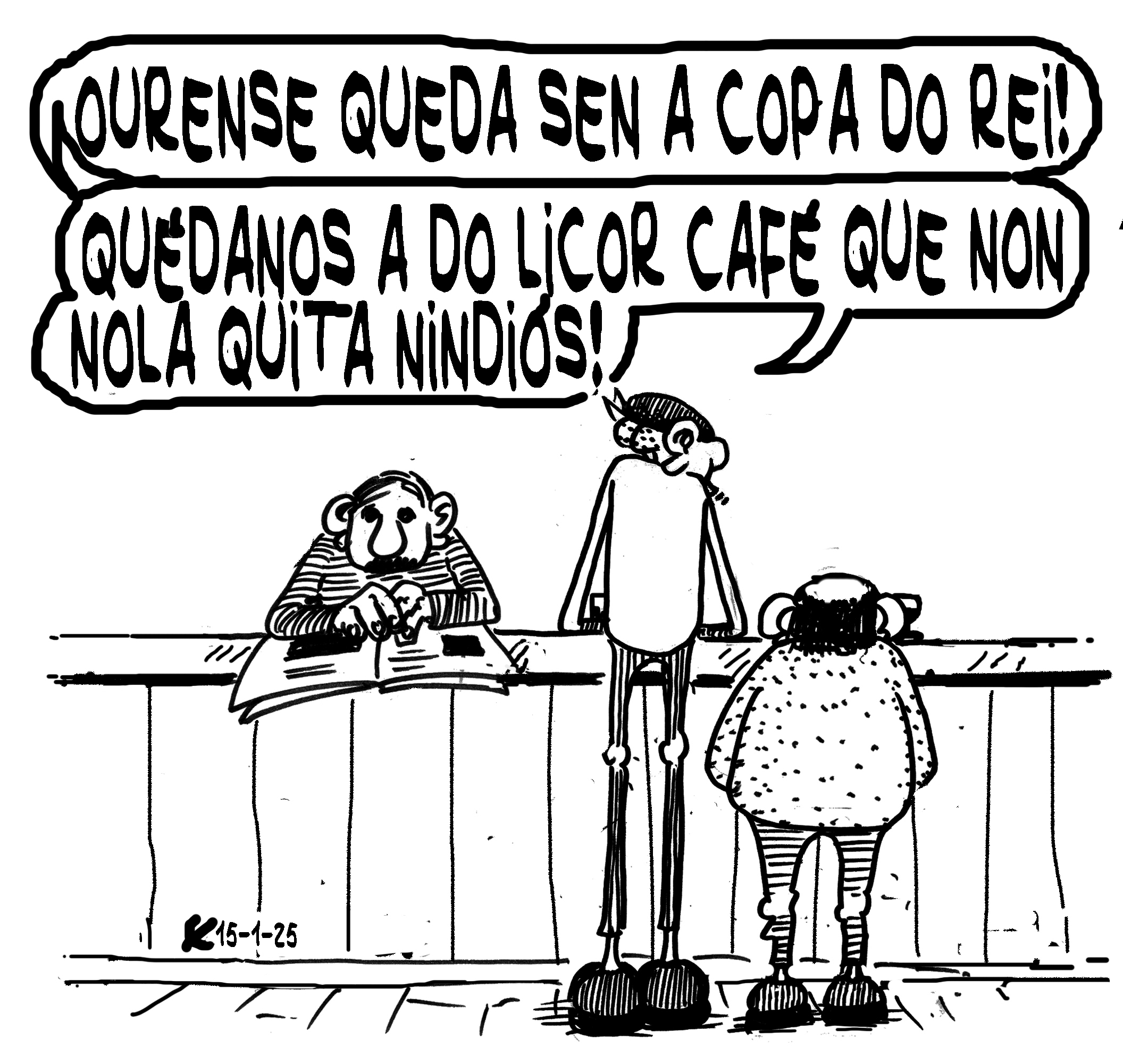 Viñeta de O Carrabouxo do 15 de xaneiro de 2025