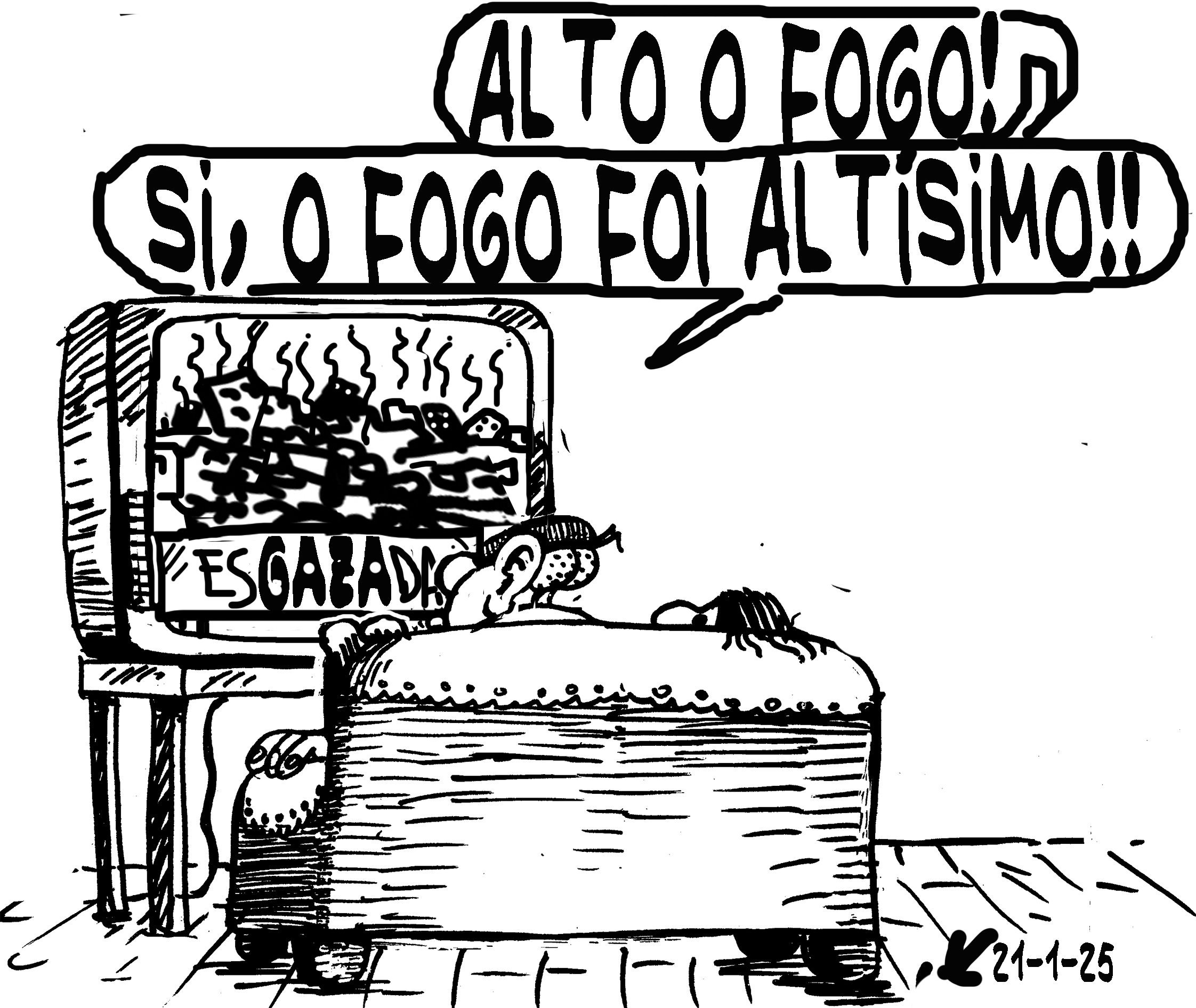 Viñeta de O Carrabouxo do 21 de xaneiro de 2025