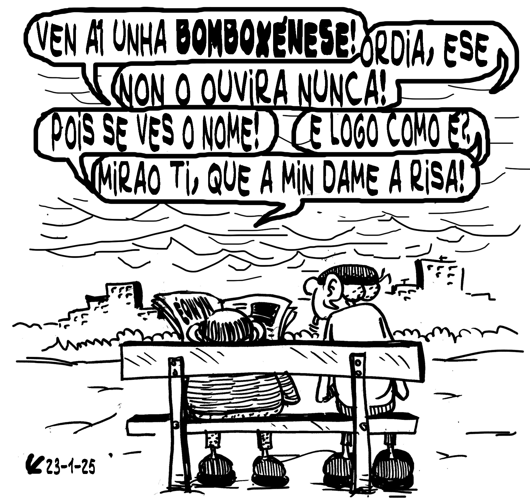 Viñeta de O Carrabouxo do 23 de xaneiro de 2025