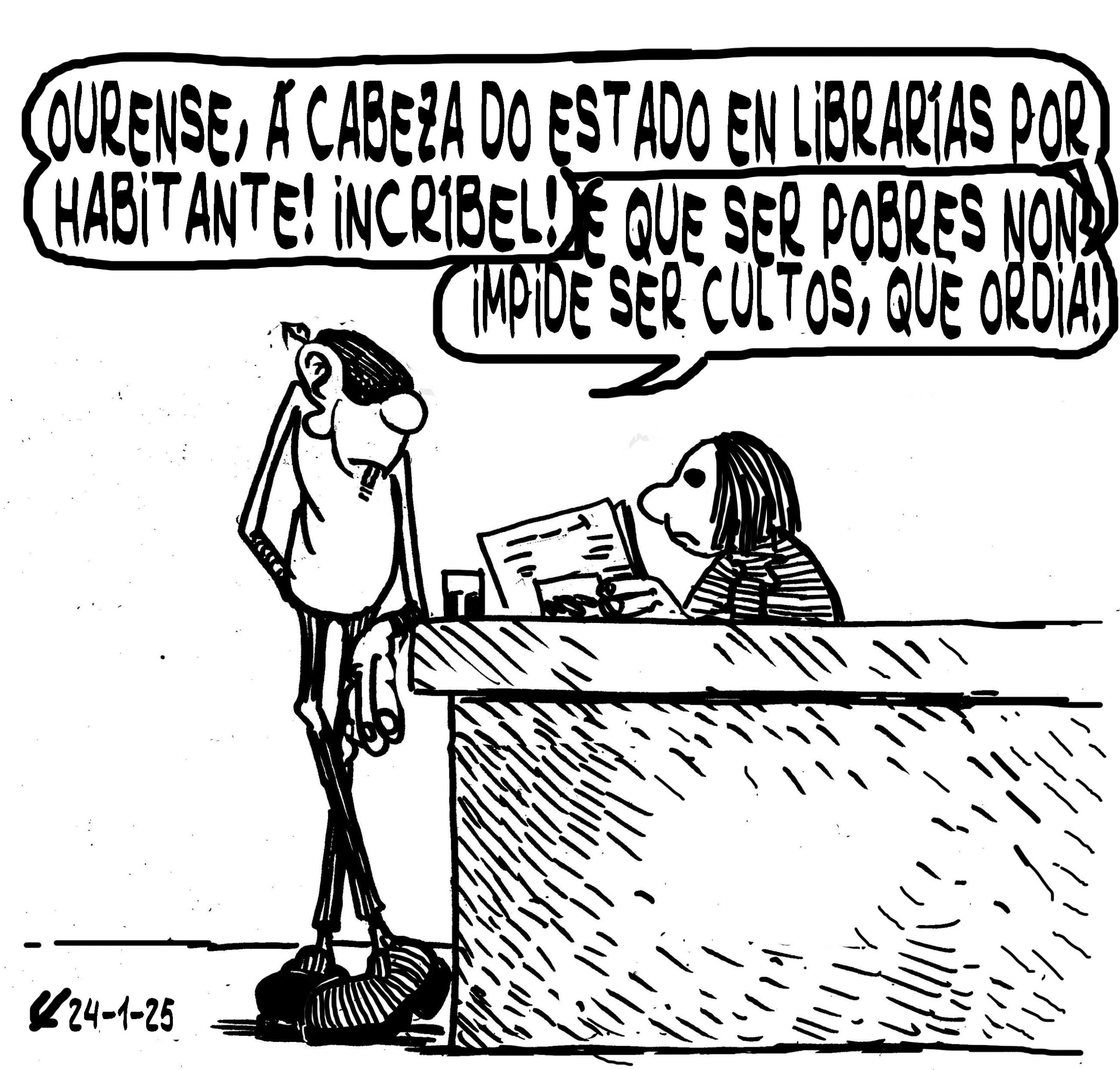 Viñeta de O Carrabouxo do 24 de xaneiro de 2025