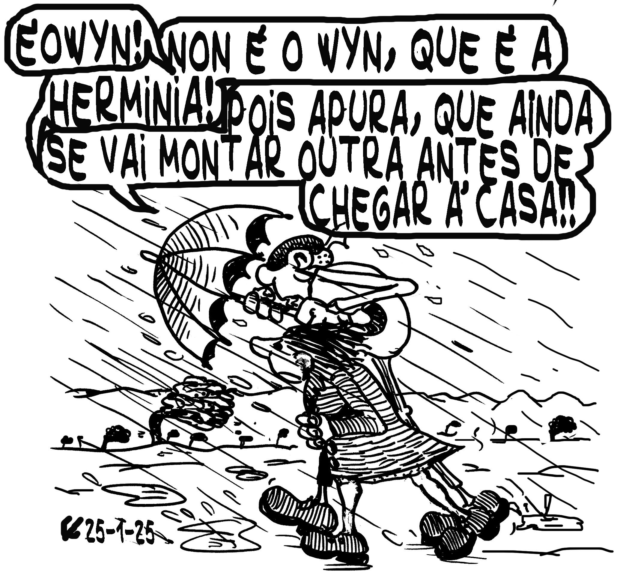 Viñeta de O Carrabouxo do 25 de xaneiro de 2025