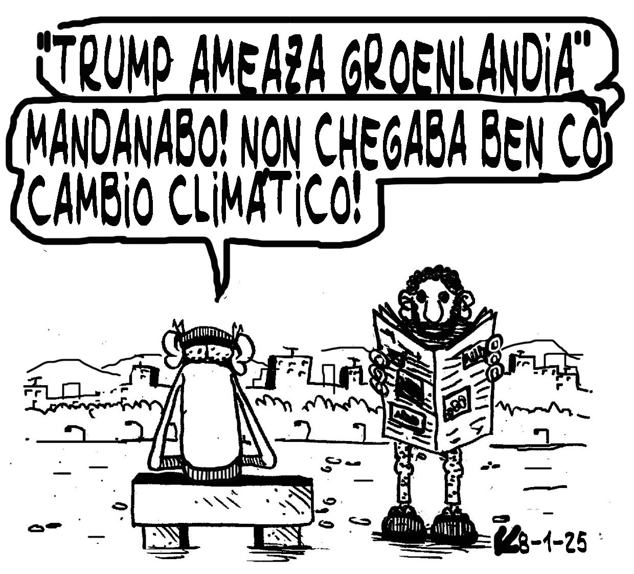 Viñeta de O Carrabouxo do 8 de xaneiro de 2025