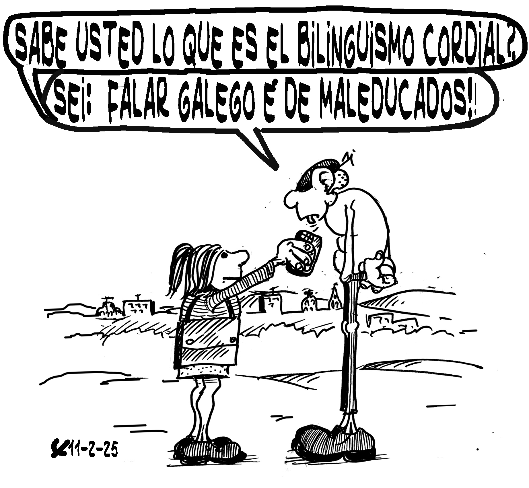 Viñeta de O Carrabouxo do 11 de febreiro de 2025