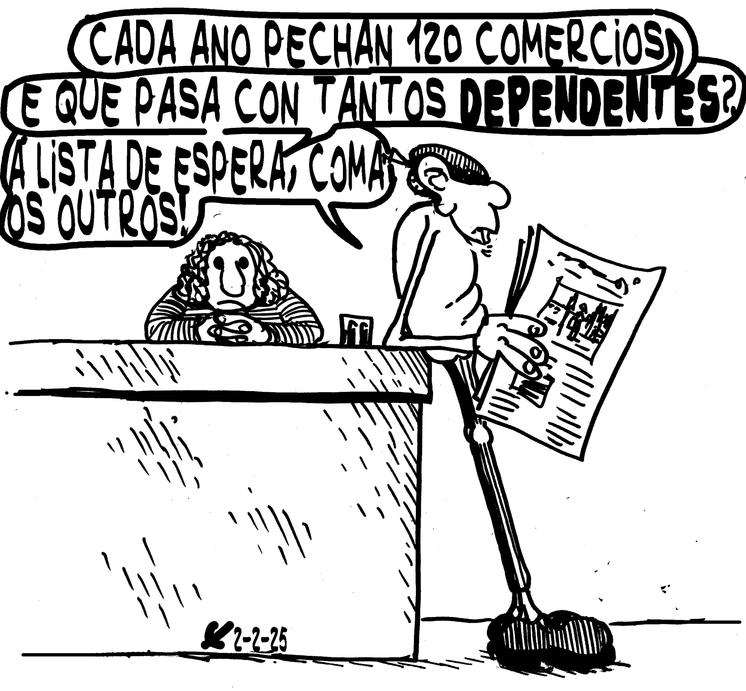 Viñeta de O Carrabouxo do 2 de febreiro de 2025