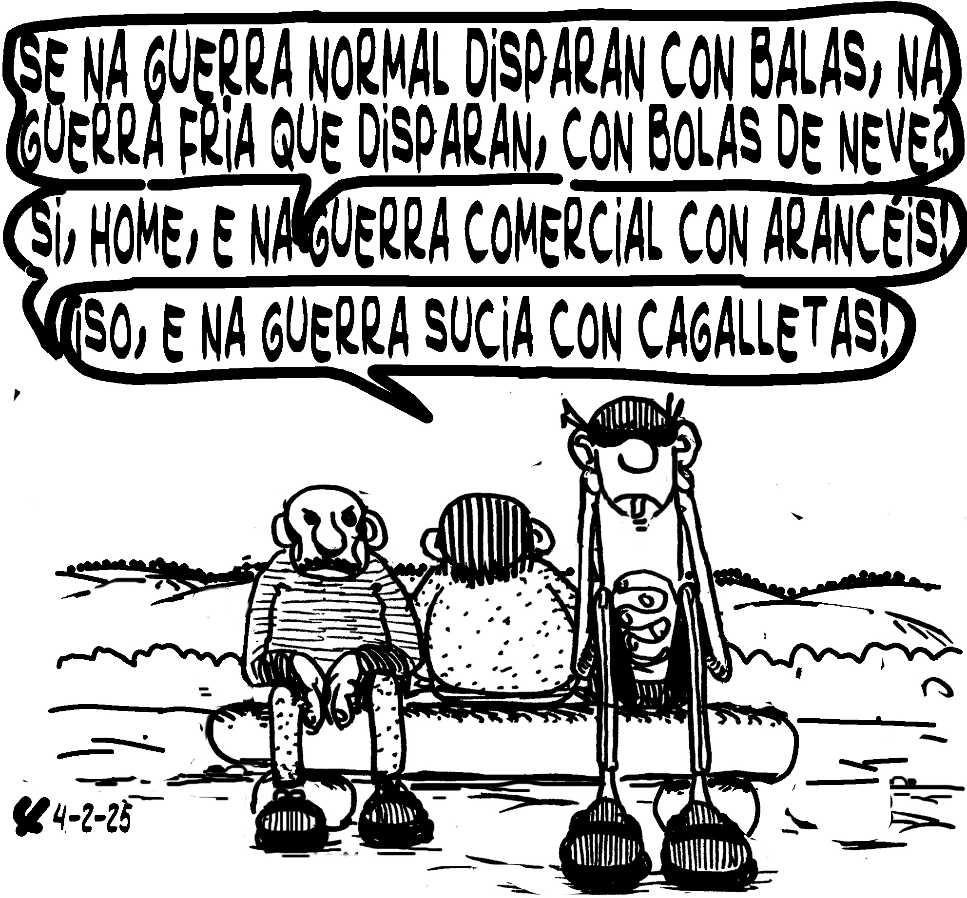 Viñeta de O Carrabouxo do 4 de febreiro de 2025