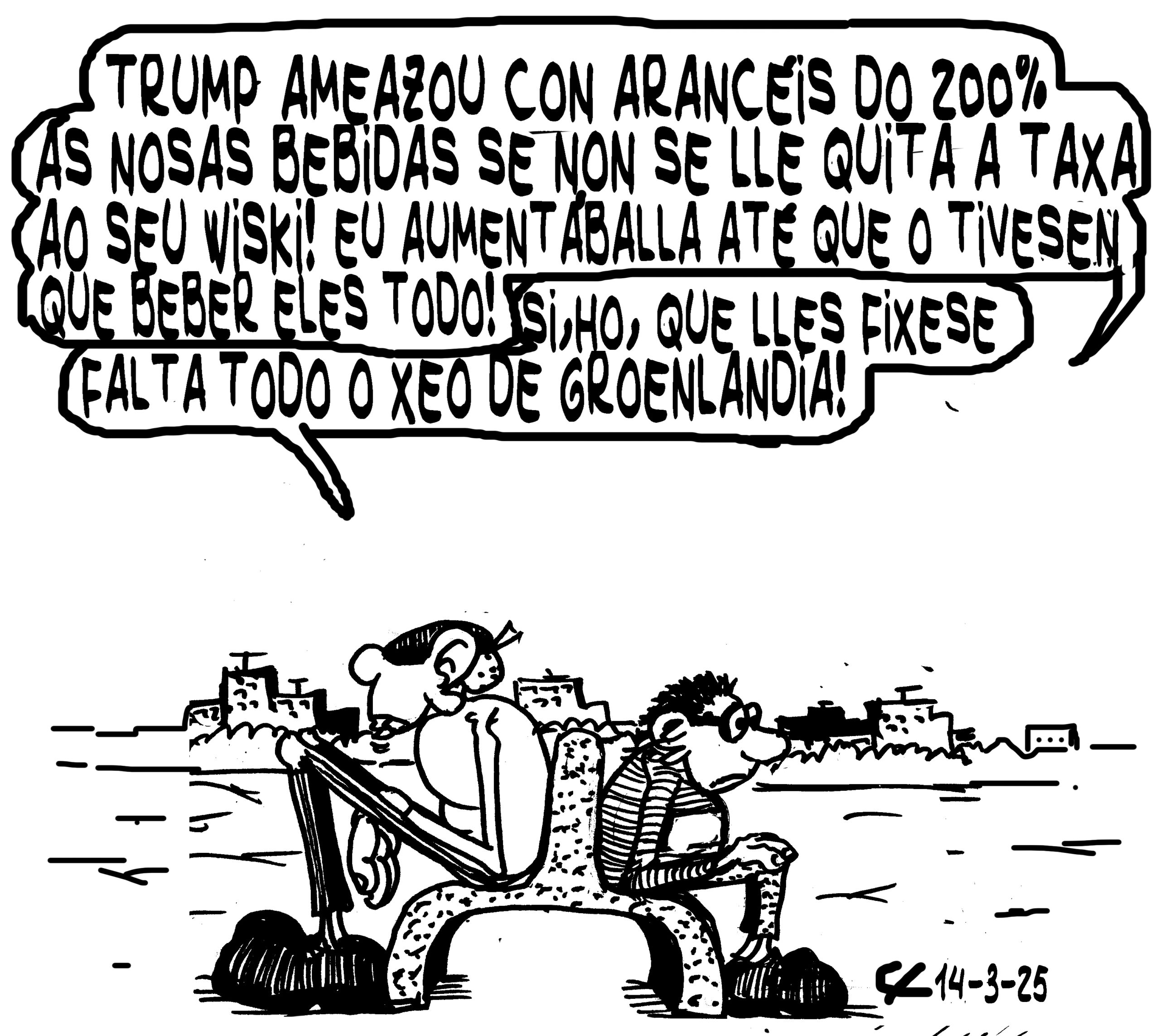 Viñeta de O Carrabouxo do 14 de marzo de 2025