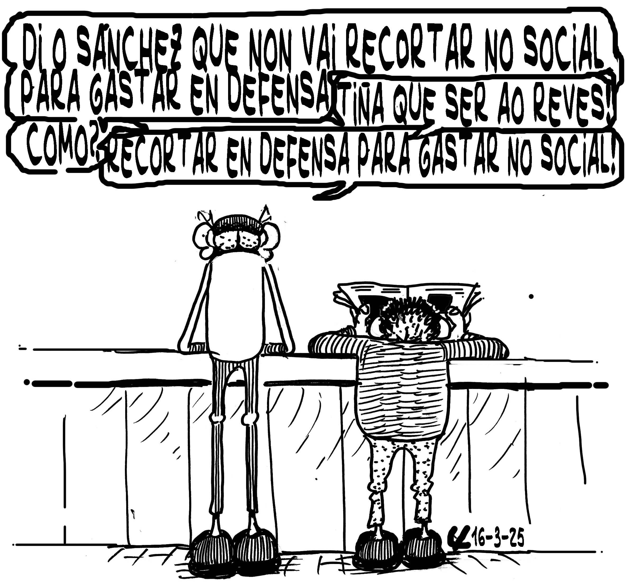 Viñeta de O Carrabouxo do 16 de marzo de 2025